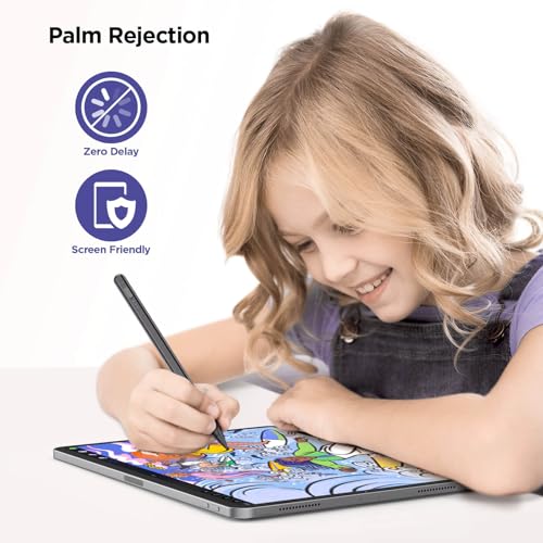 Image of DEGGE Stylus Pen for iPad 2018-2025, 15Mins Fast Charge for Apple Pencil, Palm Rejection, Compatible with iPad A16 11 /10 /9 /8 /7 /6, iPad Pro M5 /M4 /12.9 inch /11 inch, iPad mini 7 /6 /5, iPad Air M3 /M2 /5 /4 /3
