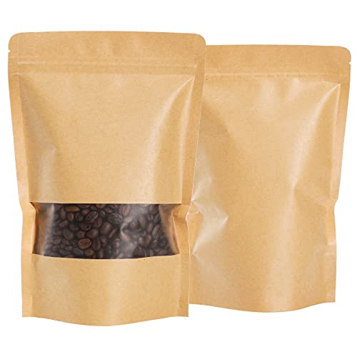 Kingrol 150 Count 5.9 x 8.6 Inch Kraft Paper Bags