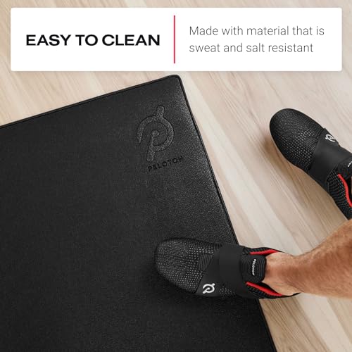Peloton Bike Mat - 72” x 36” x 4 mm, Compatible with Peloton Bike and Bike+, Black
