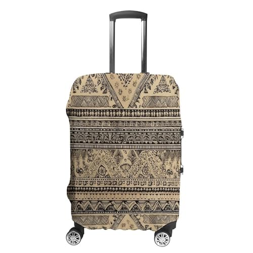 Bronze And Black Travel Luggage Cover Washable Anti-scratch Suitcase Protector Dustproof Protective Cover Case for Wheeled Luggage Fits 19-32 Inch Luggage