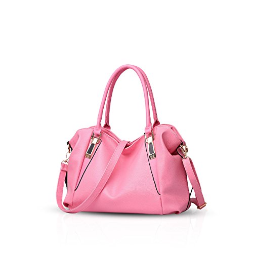 Image of Nicole&Doris New Bag Ladies Classic Casual Fashion Soft Bag Portable Shoulder Bag Women Messenger Bags Women Purse(Pink)