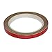 Bande Reflechissante Autocollante, MoreChioce Vélo autocollants réfléchissants 8m x 1cm Fluorescente Nuit Autocollant pour voiture, moto vtt vélo accessoires,Rouge