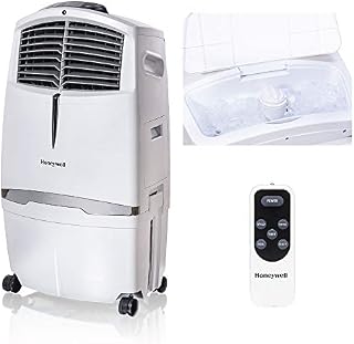 Honeywell 525-790CFM Portable, Fan & Humidifier with Ice Compartment & Remote, CL30XCWW, White
