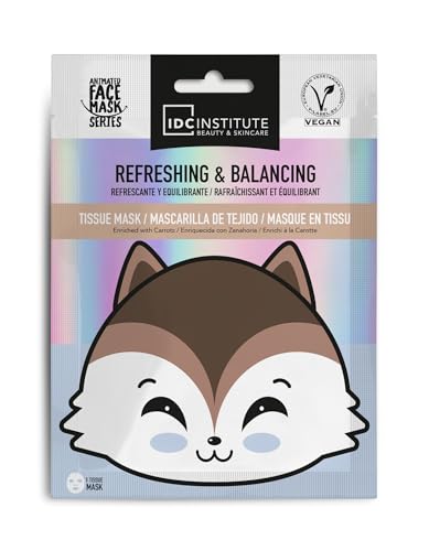 Masque Visage Vegan Enfant et Adulte en tissu Renard...