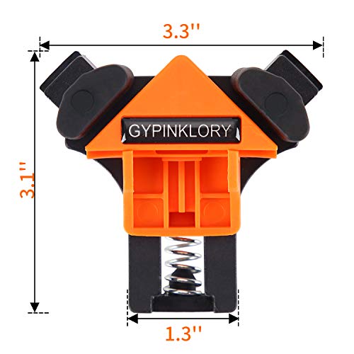 4Pcs 90 Degree Angle Clamps, Corner 90° Woodworking Corner Clip, Right Angle Clip Fixer, Clamp Tool With Adjustable Hand Tools (4Pcs7)Rerirok #TOP3