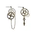 Produktbild Qinlee Damen Ohrringe Steampunk Zahnräder Ohrhänger Ohrstecker Ohrschmuck Mode Mädchen Schmuck für Xmas Bankette Party