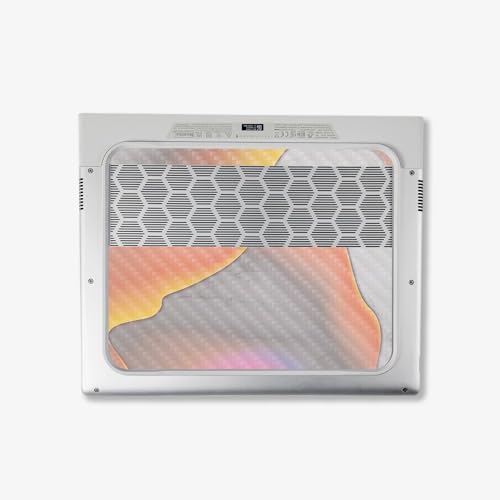 Image of MightySkins Carbon Fiber Skin Compatible with Alienware X14 R2 (2023) Full Wrap Kit - Marble Magma | Protective, Durable Textured Carbon Fiber Finish | Easy to Apply & Change Styles | Made in The USA