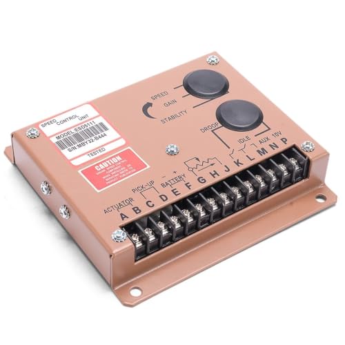 Regulador de velocidad ESD5111 para motor de generador electrico de 12v y 24v 2