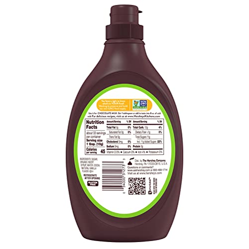 Hershey's Simply 5 Chocolate Syrup Bottle, 21.8 Oz #TOP1