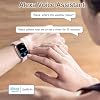 Smartwatch para Hombre y Mujer con Llamadas Bluetooth, Alexa Integrada, Pantalla de 1.83'' con Esferas Personalizables, Monitor de Sueño y Ritmo Cardíaco, 110+ Modos Deportivos, Resistente al Agua IP68 Compatible con Android iOS 8