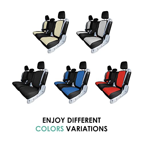 FH Group Custom Fit Car Seat Covers Specifically Made for 2018–2023 Honda Odyssey, Rear Set Beige Ultraflex Neoprene, Waterproof Car Seat Cover, Honda Odyssey Accessories by FH Group - Image 6