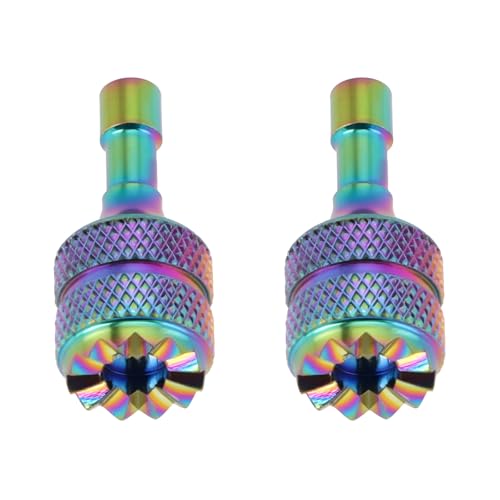 Be In Your Mind 2 Stück Regenbogen-Daumensticks aus Aluminiumlegierung Kompatibel mit DJI RC RC 2 Controller-Joysticks rutschfest