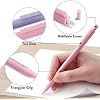 Four Candies Cute Mechanical Pencil Set, 6PCS Pastel Mechanical Pencils 0.5 & 0.7mm with 360PCS HB Leads, 3PCS Erasers and 9PCS Eraser Refills, Aesthetic School Supplies for Girls Writing