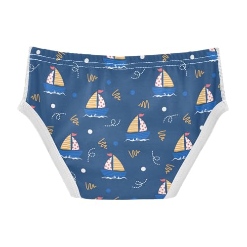 Boys' Exclusive Briefs Toddler Underwear 95% Combed Cotton Boxerbriefs 2T Sailboat Pattern Cars 202