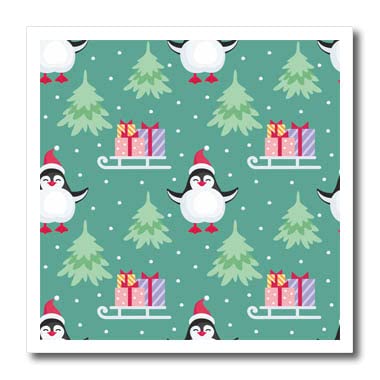3dRoseCute Penguns, Sleighs with Gifts, and Christmas Trees... - Iron on Heat Transfers (ht-370774-2)
