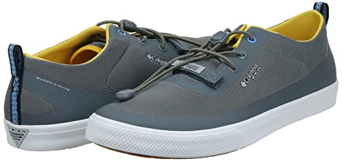 Columbia Mens Dorado Cvo Pfg Boat Shoe, Ti Grey Steel/Electron Yellow, 10 Wide Us #TOP6