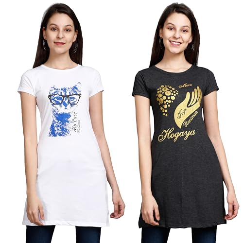 Image of FLEXIMAA Women's Half Sleeve T-Shirt - P