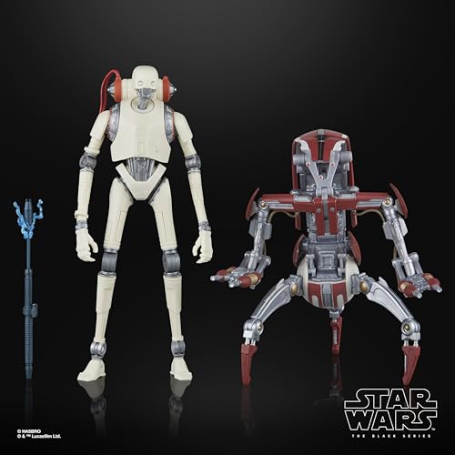 Star Wars The Black Series droïde de sécurité exécuteur KX et droïdeka, Figurines de 15 cm, Jedi: Survivor