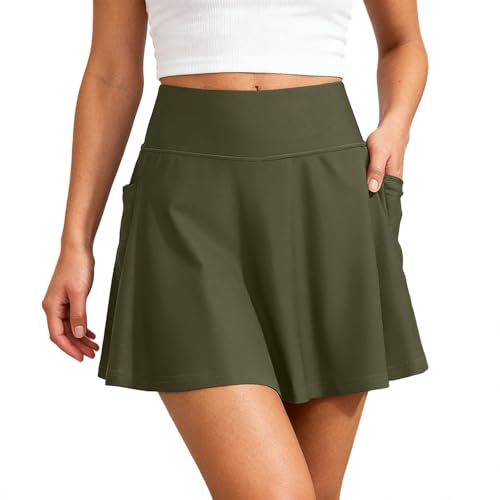 Bas de maillot de bain taille haute galbant avec poches intégrées