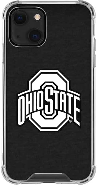 Skinit Clear Phone Case Compatible with iPhone 13 - Officially Licensed Ohio State University OSU Black Design