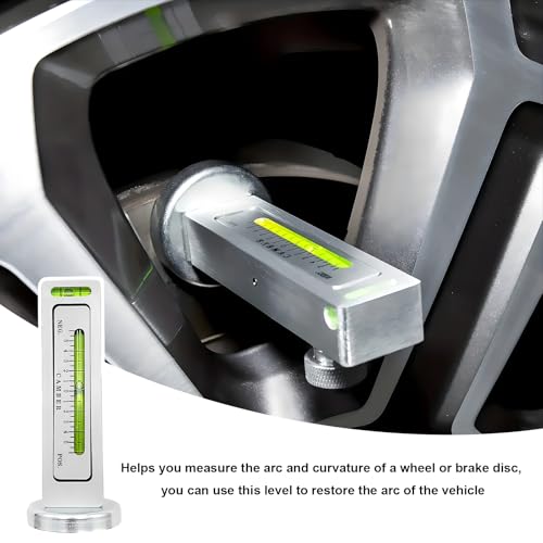 YTFRL Adjustable Magnetic Gauge Tool, Auto Wheel Camber Castor Strut Alignment Pillar, Universal Alignment Gauge Tools Tire Repair Tool for Most SUV Truck RV, Car Accessories