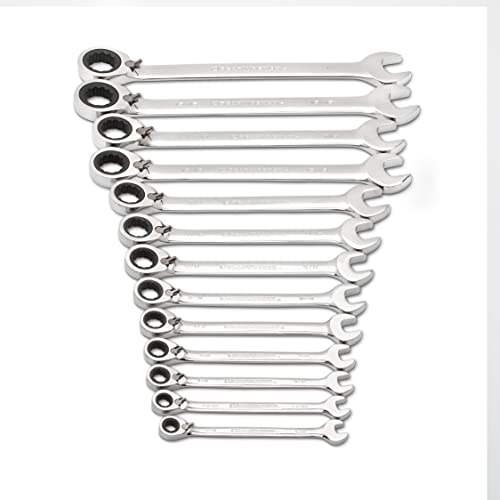 GEARWRENCH 13 Pc. 12 Pt. Reversible Ratcheting Combination Wrench Set, SAE - 9509N by GEARWRENCH - Image 3