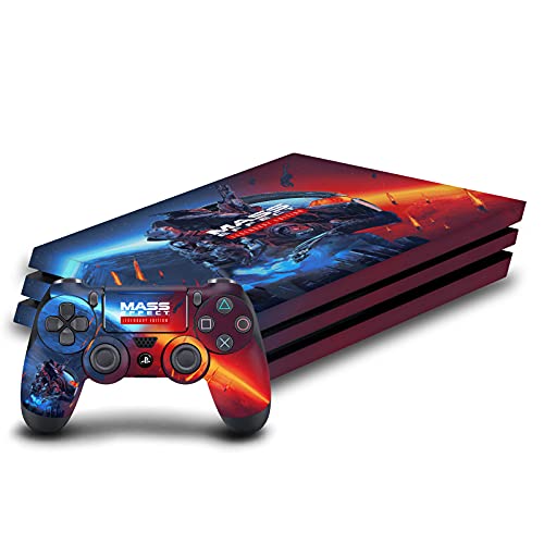 Autocollant Mass Effect PS4 Pro vinyle aux graphiques légendaires haute définition