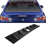SCITOO Black ABS Rear Rear Roof Trunk Spoiler Wing Replacement fit for Mitsubishi Lancer 4-door 2.0L ES Sportback