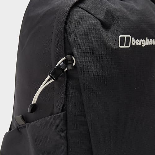 Berghaus 24/7 Polyester Rucksack, 20L Capacity, Flow Technology Ventilated Back System, Laptop Sleeve, Walking Pole Holders, 45 x 23 x 22cm, Black (Black) - Image 5