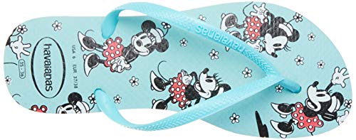 Chinelo Slim Disney, Havaianas, Feminino, Ice Blue, 39/40