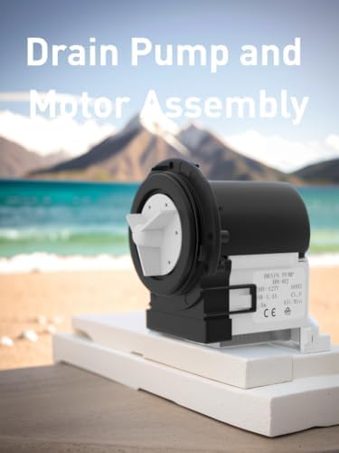 Washer Drain Pump Motor for LG Front Load Washer, Replaces 4681EA2001T 4681EA1007G 4681EA2001D, Includes 11 Outer Inner Tub Spring Expansion Tool, Fixes OE Error Code