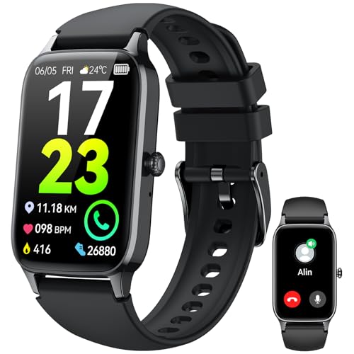 Smart Watch for Men Women(Answer/Make Call), 2025 Fitness Activity Tracker 1.57” Smartwatch with Heart Rate/Sleep Monitor/Pedometer/Calories/110+ Sports, IP68 Waterproof Fitness Watch for Android iOS