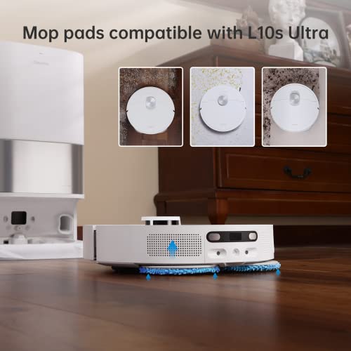 Image of DREAME Mop Pads Compatible with X50 Ultra / X40 Ultra / L50 Ultra / L40s Ultra / L40s Ultra AE / L40s Ultra CE / L40 Ultra / L10s Ultra Gen2, Wet Mopping Pads (4 pcs) | Compatible with X50 Ultra / X40 Ultra / L50 Ultra / L40s Ultra / L40s Ultra AE / L40s Ultra CE / L40 Ultra / L10s Ultra Gen2