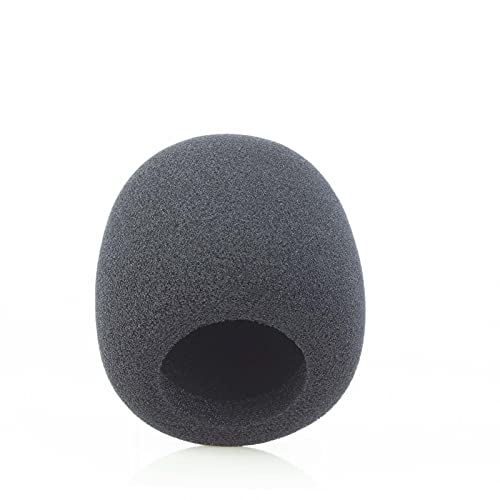 Sm58 Windscreen, Mic Foam Replacement For Shure Sm58 Sm48 Vocal Microphone Pop Filter, Black Noise-Cancellation Windsock Cover 3-Pack - Lefxmophy #TOP4