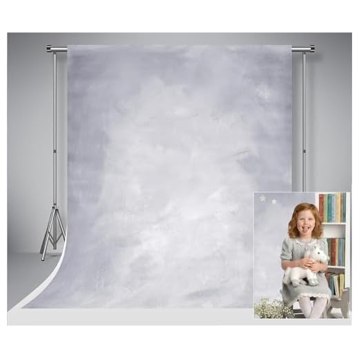 Kate 1.5x2.2m Photo Backdrop Grigio Astratto Texture Fotografia Sfondo Microfibra Retro Grigio Colore Solido Fondali per Studio neonato