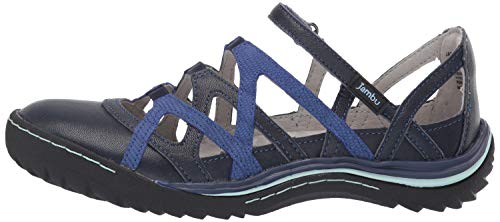 Jambu Women's Tangerine Oxford Flat, Marine Blue, 6.5 M Us #TOP7