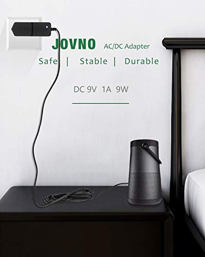 Jovno 9V 1A Power Supply, 100-240V Ac To Dc 9V 800Ma 500Ma Adapter With 5.5X2.5Mm Tip For Arduino, Nes, Rcbs Chargemaster, Breast Pump, Elliptical Machine, Elegoo Kits, Security System, Speaker, Leds #TOP1