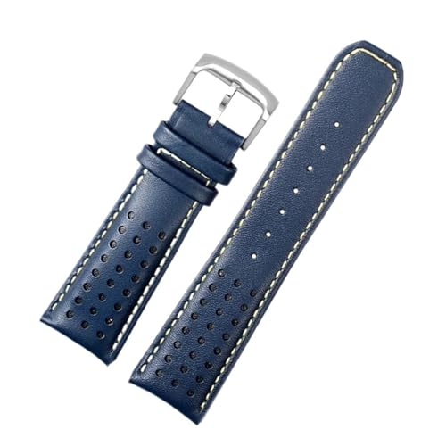 Bracelet Citizen Blue Angel cuir bleu 22mm résoud l'usure de votre bracelet