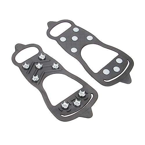 TOVINANNA 1Pair Skid Shoe Crampons Point Snowfield Overshoes for Outdoor Climbing Durable and Lightweight Design for Enhanced Grip and Stability ICY Surfaces Essential Accessory