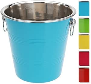 Secchiello Per Ghiaccio In Acciaio Inox 1300ml - Doppia Parete, Con Pinze E Coperchio, Per Bar Casa - Foto 9