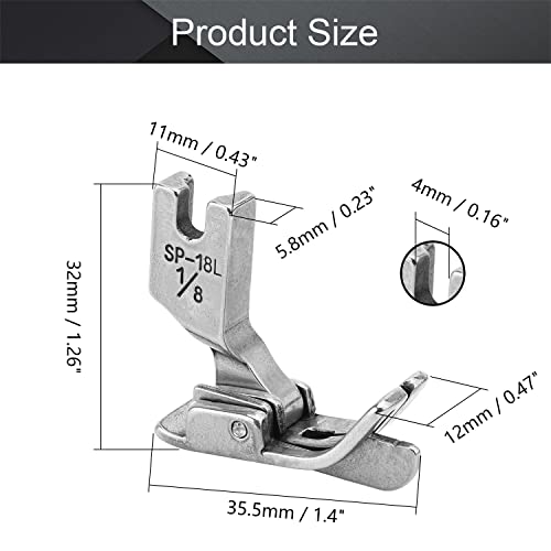 Othmro Pie Prensatelas para Máquina Industrial miniatura 2