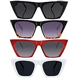 Material de calidad: estas gafas de espejo unisex están hechas de material metálico confiable y bisagras de resorte que son suaves y resistentes de usar, las patas de las gafas de sol se pueden abrir y cerrar de manera suave y conveniente, y son firmes y duraderas