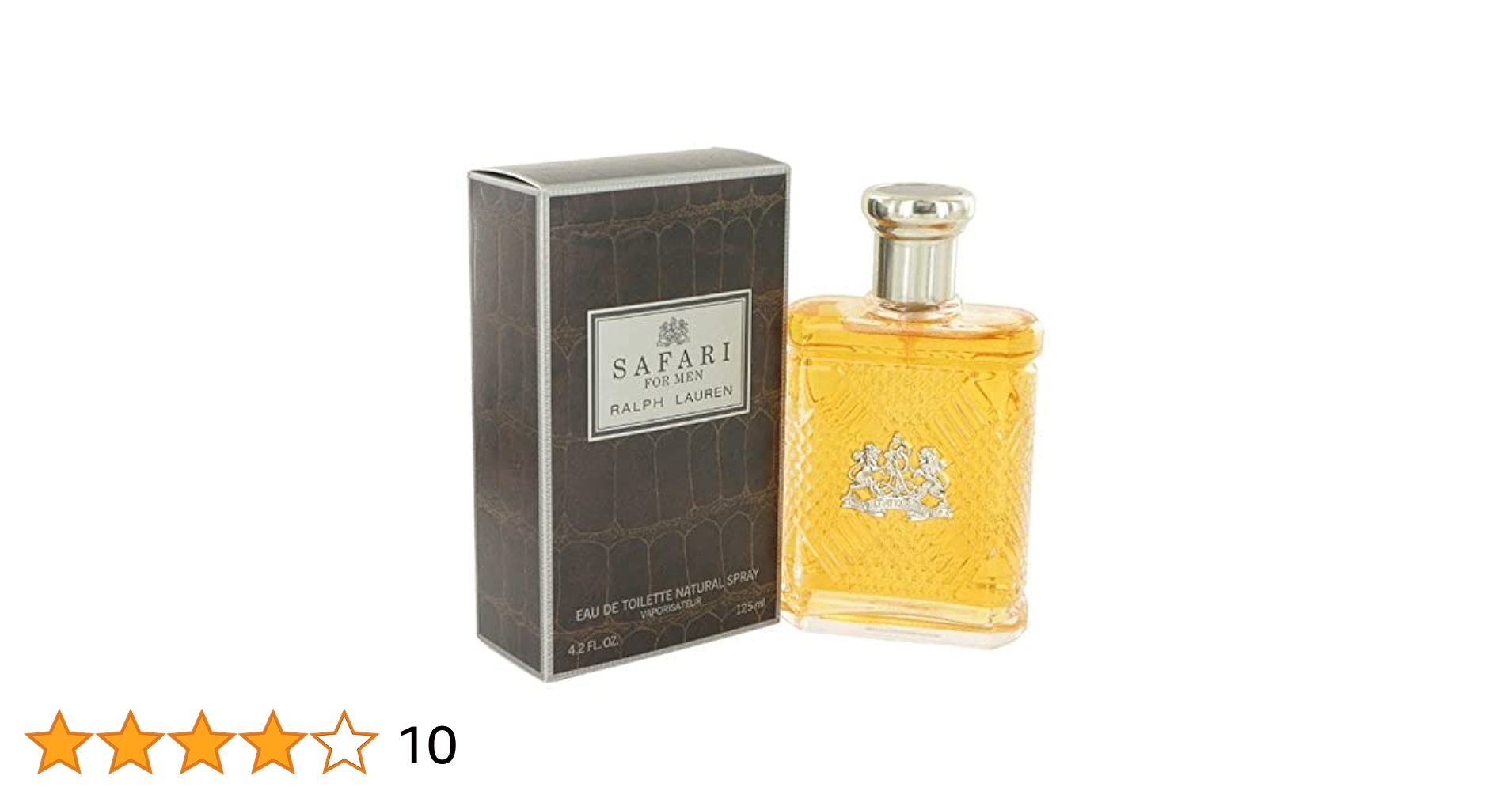 Ralph Lauren Safari for Men Eau de Toilette Spray, 4.2 Ounce