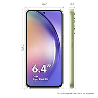 Samsung Galaxy A54 5G, Android Smartphone, 6,4 Zoll Dynamic AMOLED Display, 5.000 mAh Akku, 128 GB/8 GB RAM Handy in Awesome Lime inkl. 30 Monate Herstellergarantie [Exklusiv bei Amazon] – Ansicht 3