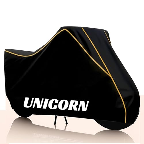Image of Kayme Cb Unicorn Water Resistance Bike Cover Heavy Duty Premium Taffeta Motorcycle Cover | UV Protection, Dustproof, All Weather, Scratchproof, Two Wheeler Body Cover with Elastic Bottom