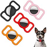 chip rastreador para gatos colombia 【Entwickelt für Halsbänder für Haustiere】- Keine Notwendigkeit für Schlüsselring. Das spezielle Design des Apple Airtag Hundehalsbandhalters kann stabil am Halsband des Haustieres befestigt werden. Ihr Hund/Katze kann bequem laufen, ohne dass der Airtag Tracker wackelt.