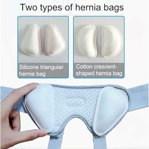 Faja para hernia inguinal con 2 almohadillas compresivas grandes miniatura 4