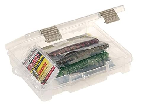 PLANO Prolatch 3700 Stowaway Half-Size Open, Skrzynka na Sprzęt Wędkarski, Plastikowe Pudełko, Plastikowy Organizer, Taca na Przynęty, Przynęty Miękkie, Haczyki i Inny Sprzęt Wędkarski