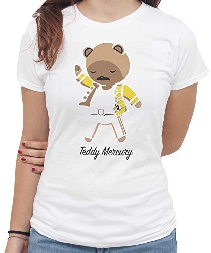IMage T-Shirt Teddy Mercury Queen-Divertente