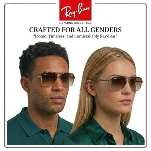 Image of Ray-Ban RB2198 BILL Square Shaped Sunglasses for Men & Women with Official RAYBAN Eyewear Kit